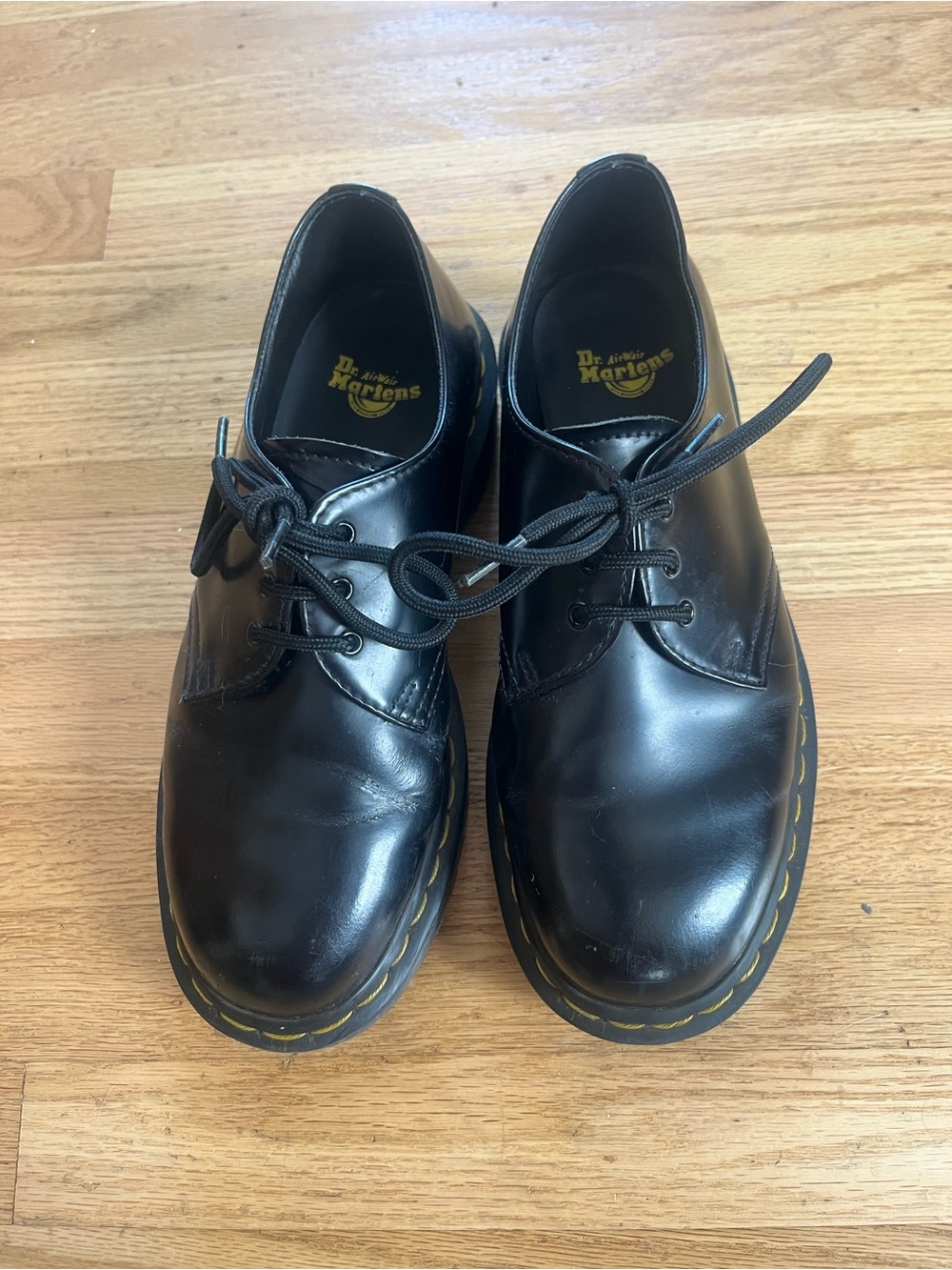 Dr. Martens Black Leather Oxford Shoes